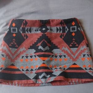 GAP Wool Southwestern Mini Skirt